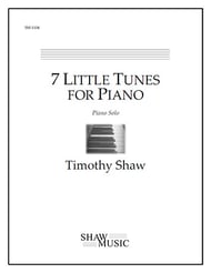 Seven Little Tunes for Piano piano sheet music cover Thumbnail